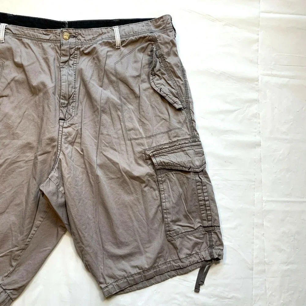 Sean‎ John Cargo Shorts Mens 45x14.5 Relaxed Longer Length Heavyweight Summer